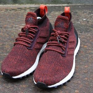 NEW Adidas UltraBoost Mid All Terrain Burgundy Carbon Black Size Mens 12 S82035